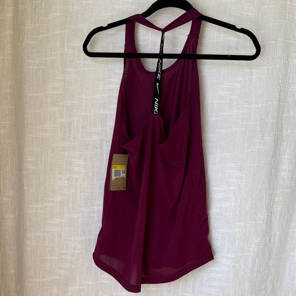 New Nike Elastika Racerback Tank Top Women's Pink Purple